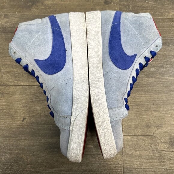 2008 Nike SB Blazer Ice Blue Size 6.5 Chicago‎ 310801-441 High Hi Sneakers
